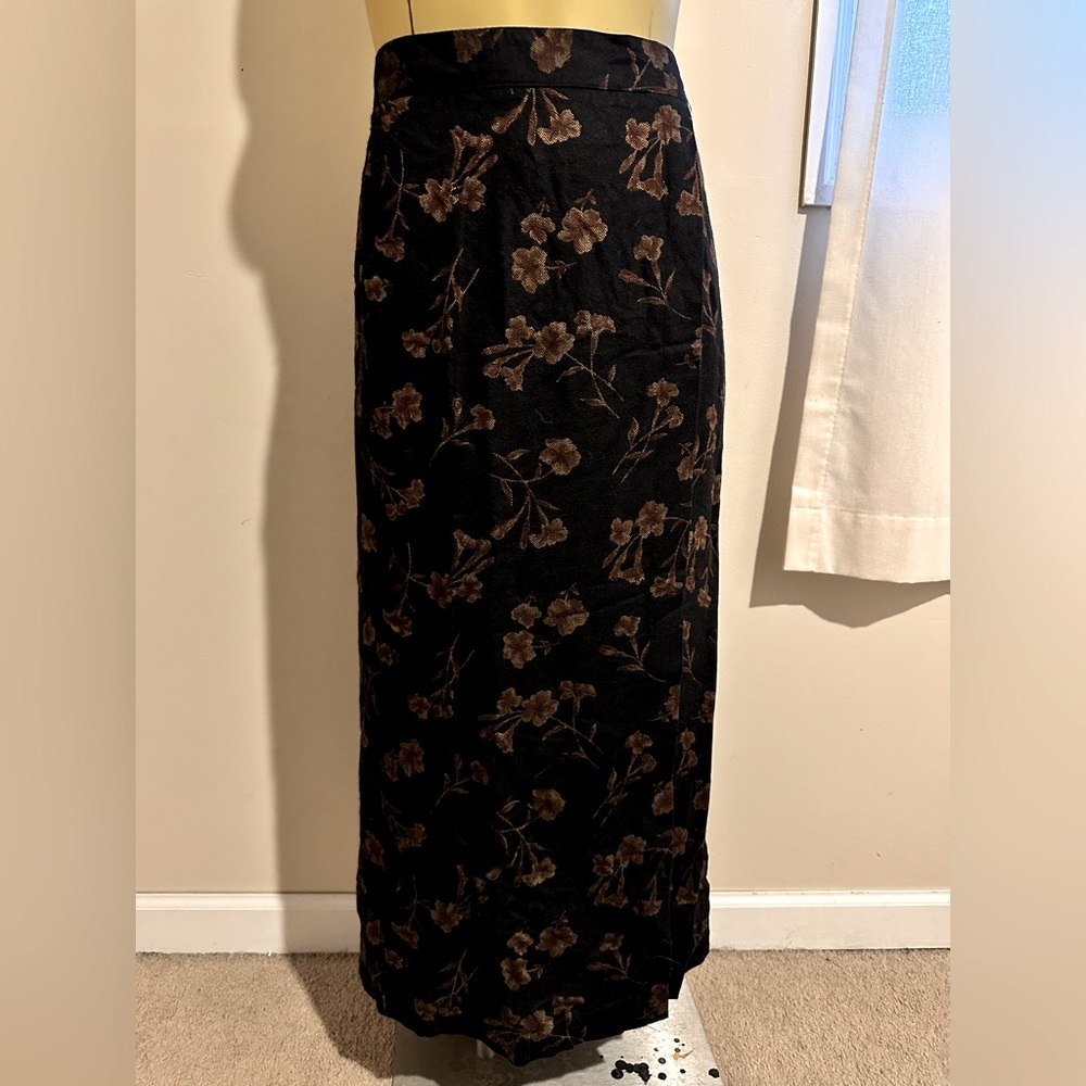 Long floral skirt